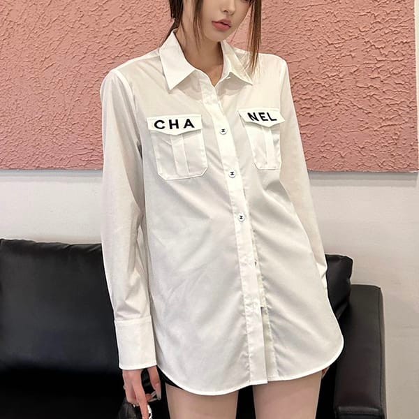 ★日本!!人気！シャネル 長袖 シャツ 偽物 ブラウス コットン shl12494